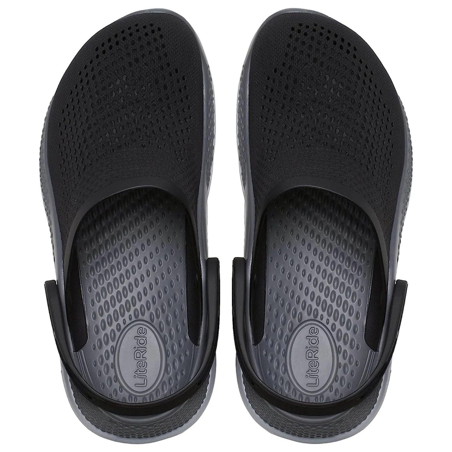 Crocs Literide Black with Grey - Image 3